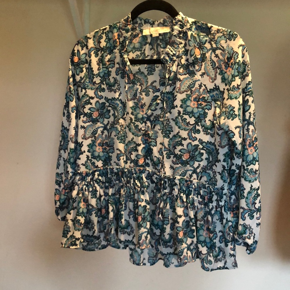 Floral Peplum Top